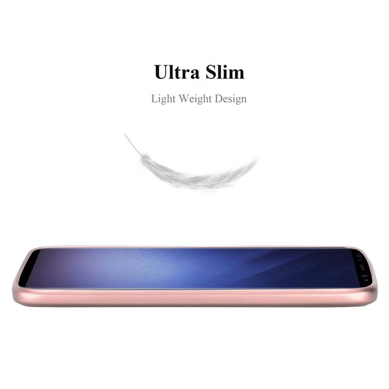 Cadorabo Hülle kompatibel mit Samsung Galaxy S9 Schutzhülle aus flexiblem TPU Silikon