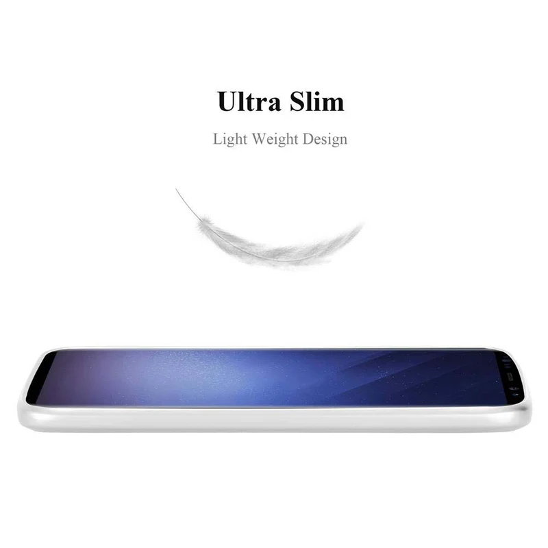 Cadorabo Hülle kompatibel mit Samsung Galaxy S9 Schutzhülle aus flexiblem TPU Silikon