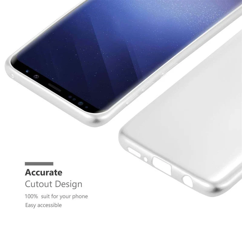 Cadorabo Hülle kompatibel mit Samsung Galaxy S9 Schutzhülle aus flexiblem TPU Silikon
