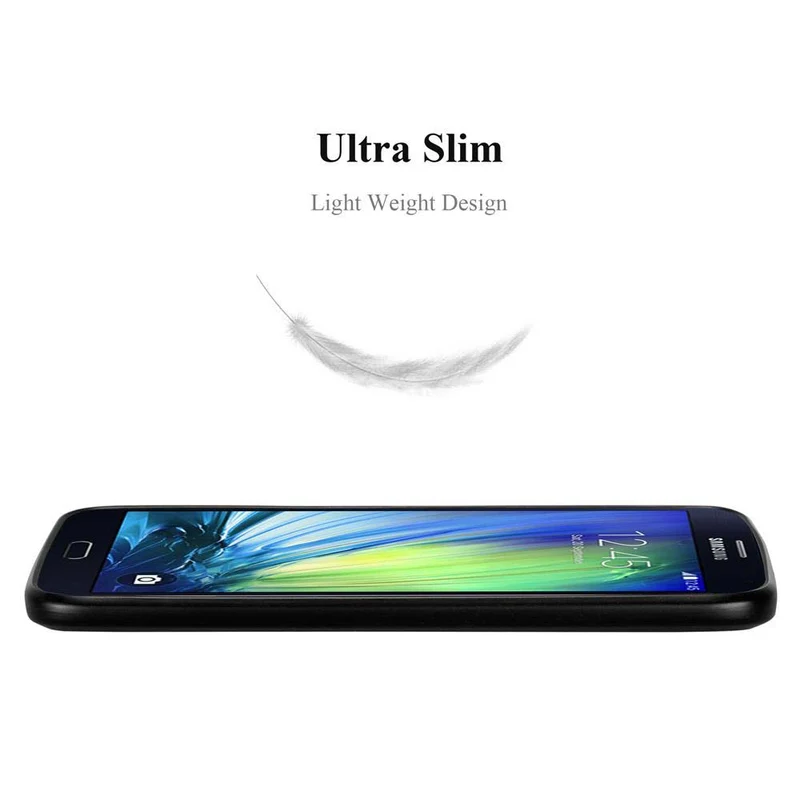 Cadorabo Hülle kompatibel mit Samsung Galaxy A7 2015 Schutzhülle aus flexiblem TPU Silikon