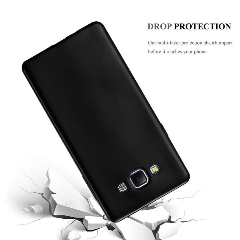 Cadorabo Hülle kompatibel mit Samsung Galaxy A7 2015 Schutzhülle aus flexiblem TPU Silikon