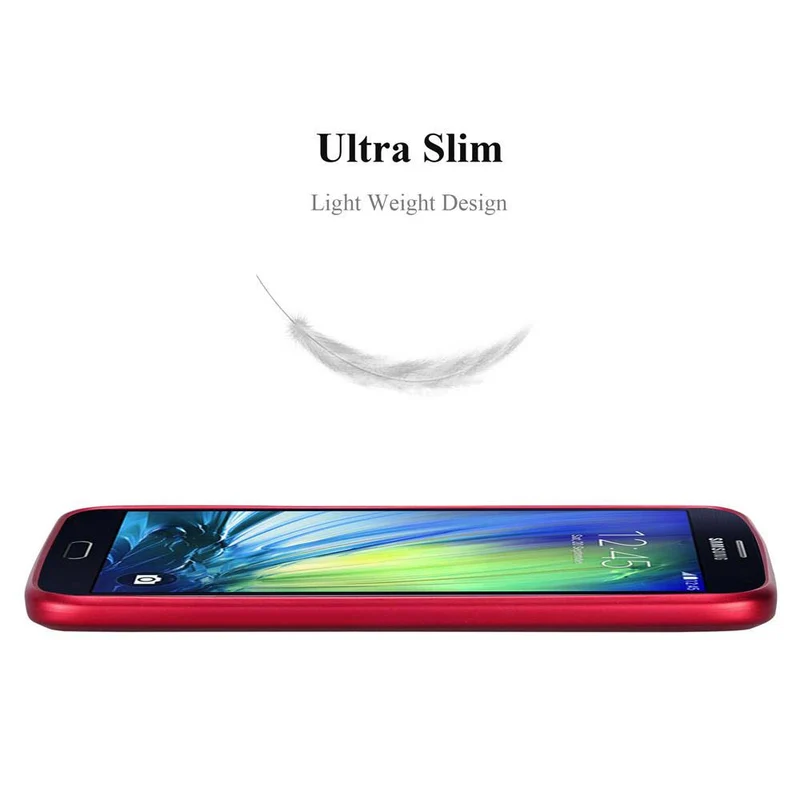 Cadorabo Hülle kompatibel mit Samsung Galaxy A7 2015 Schutzhülle aus flexiblem TPU Silikon