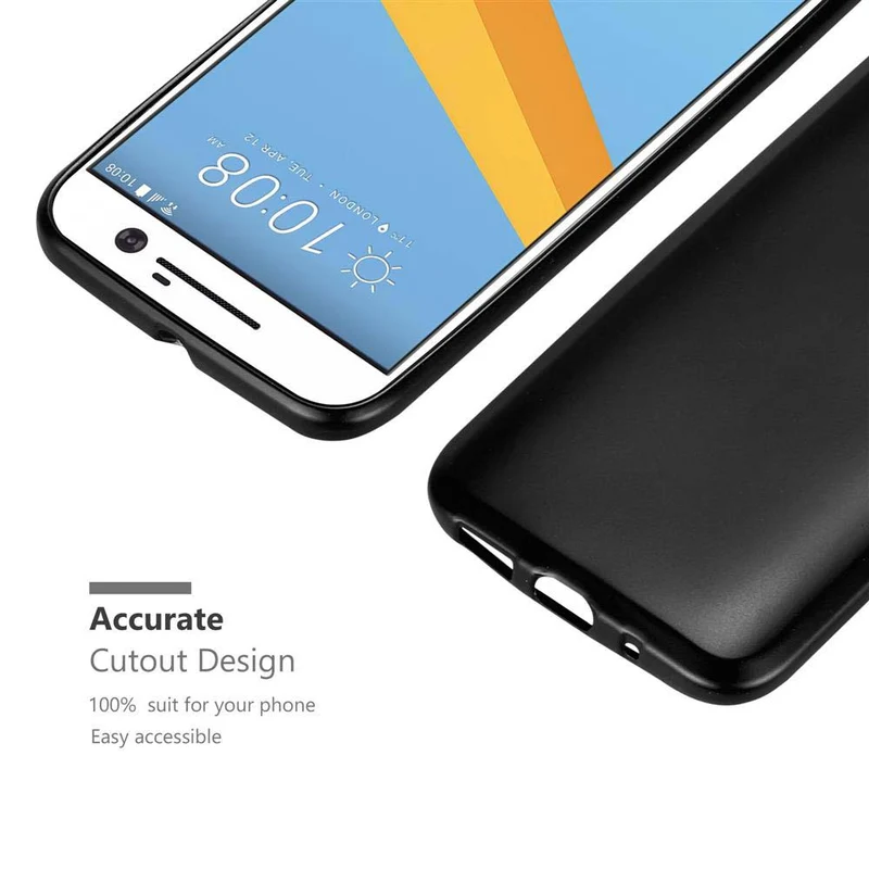 Cadorabo Hülle kompatibel mit HTC ONE M10 Schutzhülle aus flexiblem TPU Silikon