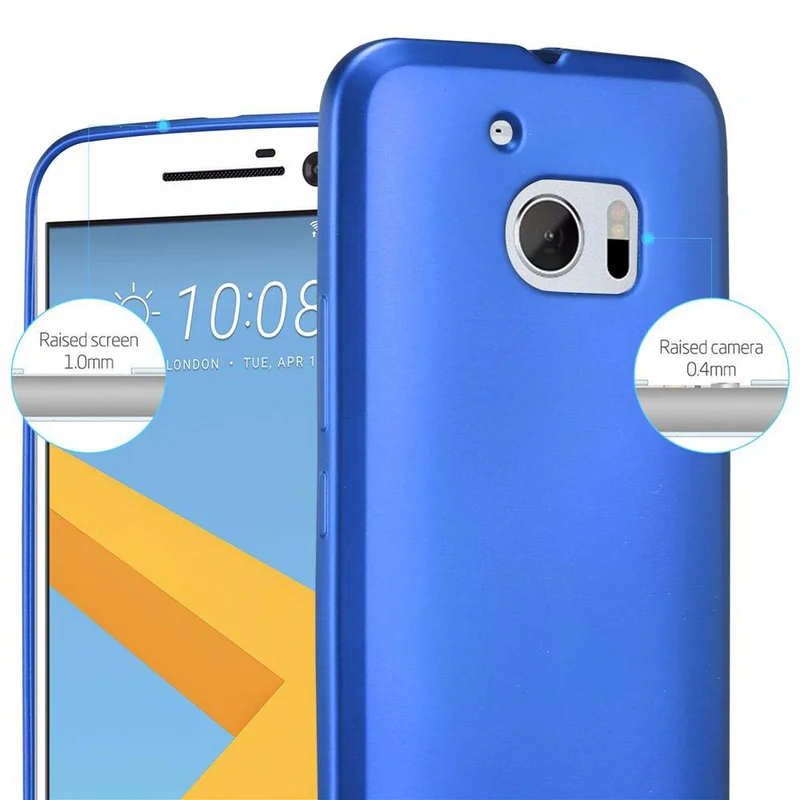Cadorabo Hülle kompatibel mit HTC ONE M10 Schutzhülle aus flexiblem TPU Silikon