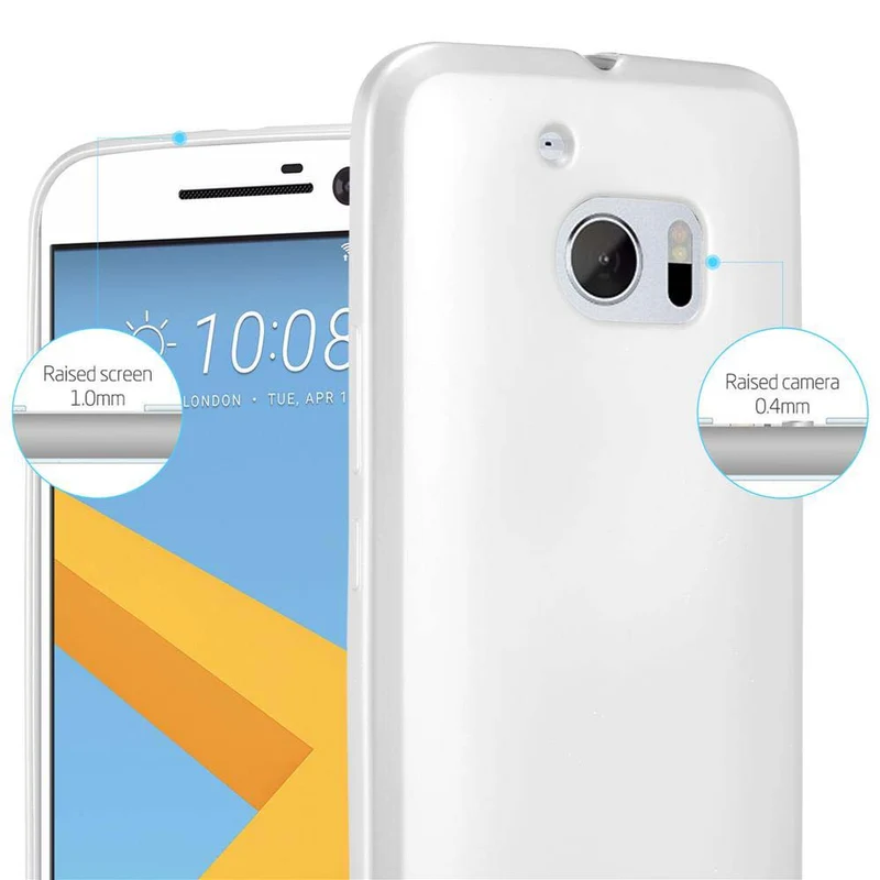 Cadorabo Hülle kompatibel mit HTC ONE M10 Schutzhülle aus flexiblem TPU Silikon