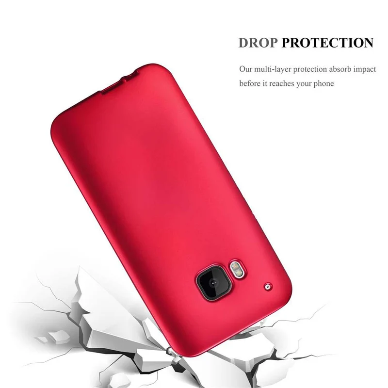 Cadorabo Hülle kompatibel mit HTC ONE M9 Schutzhülle aus flexiblem TPU Silikon