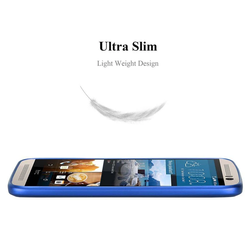 Cadorabo Hülle kompatibel mit HTC ONE M9 Schutzhülle aus flexiblem TPU Silikon