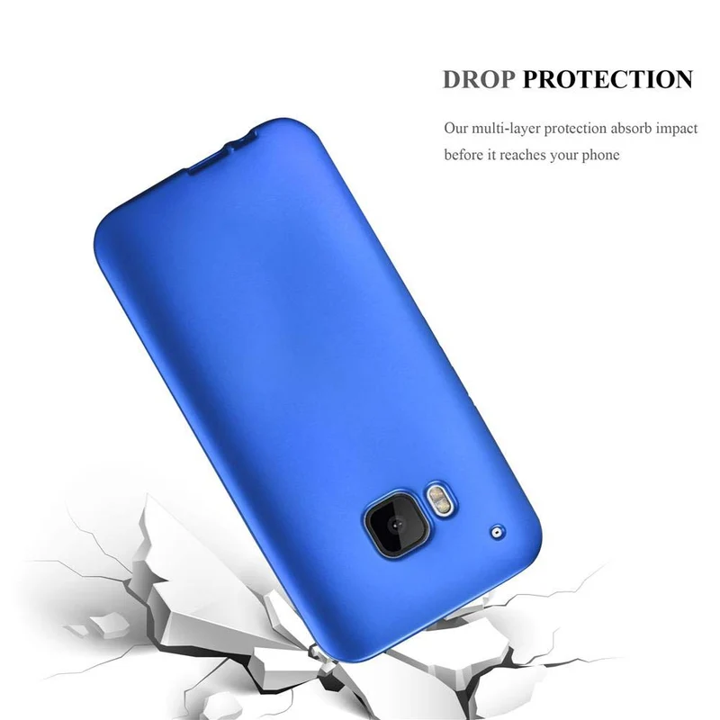Cadorabo Hülle kompatibel mit HTC ONE M9 Schutzhülle aus flexiblem TPU Silikon