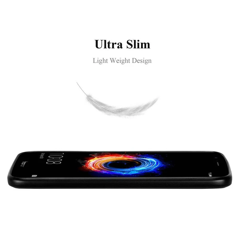 Cadorabo Hülle kompatibel mit Honor 8 PRO Schutzhülle aus flexiblem TPU Silikon