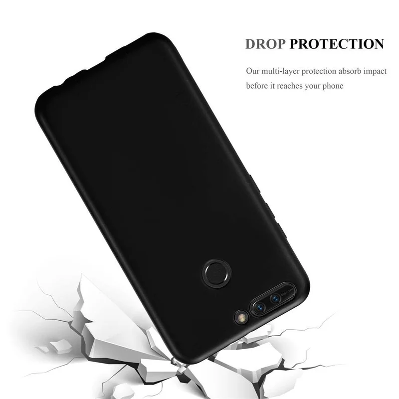 Cadorabo Hülle kompatibel mit Honor 8 PRO Schutzhülle aus flexiblem TPU Silikon