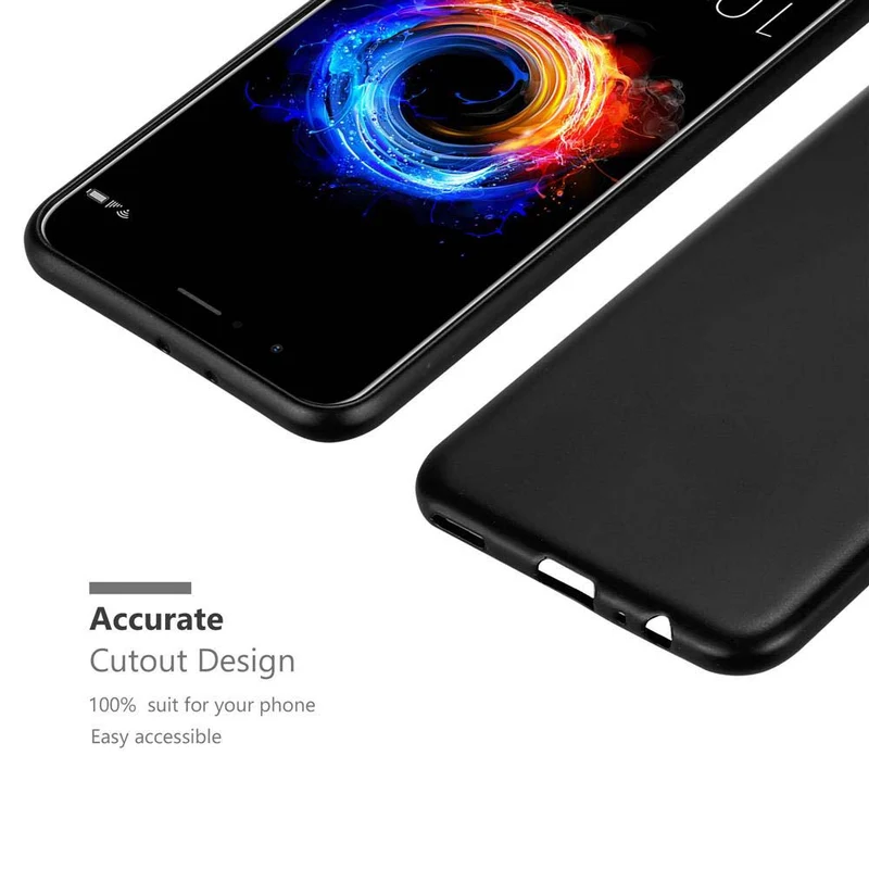 Cadorabo Hülle kompatibel mit Honor 8 PRO Schutzhülle aus flexiblem TPU Silikon