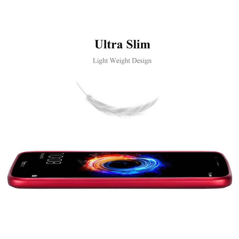 Cadorabo Hülle kompatibel mit Honor 8 PRO Schutzhülle aus flexiblem TPU Silikon