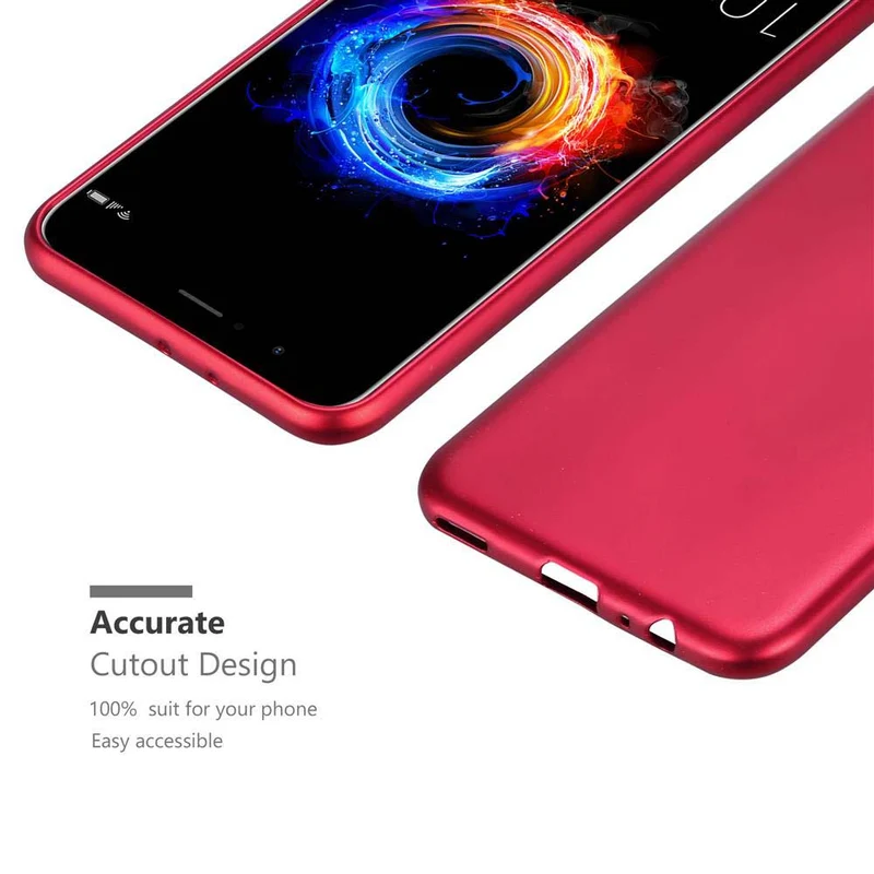 Cadorabo Hülle kompatibel mit Honor 8 PRO Schutzhülle aus flexiblem TPU Silikon