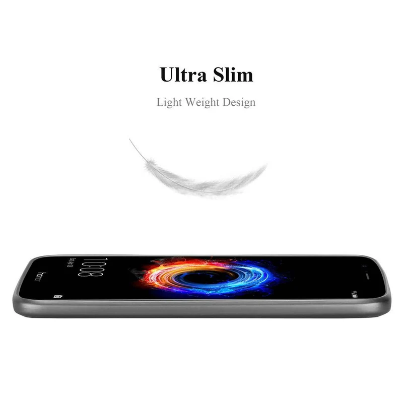Cadorabo Hülle kompatibel mit Honor 8 PRO Schutzhülle aus flexiblem TPU Silikon
