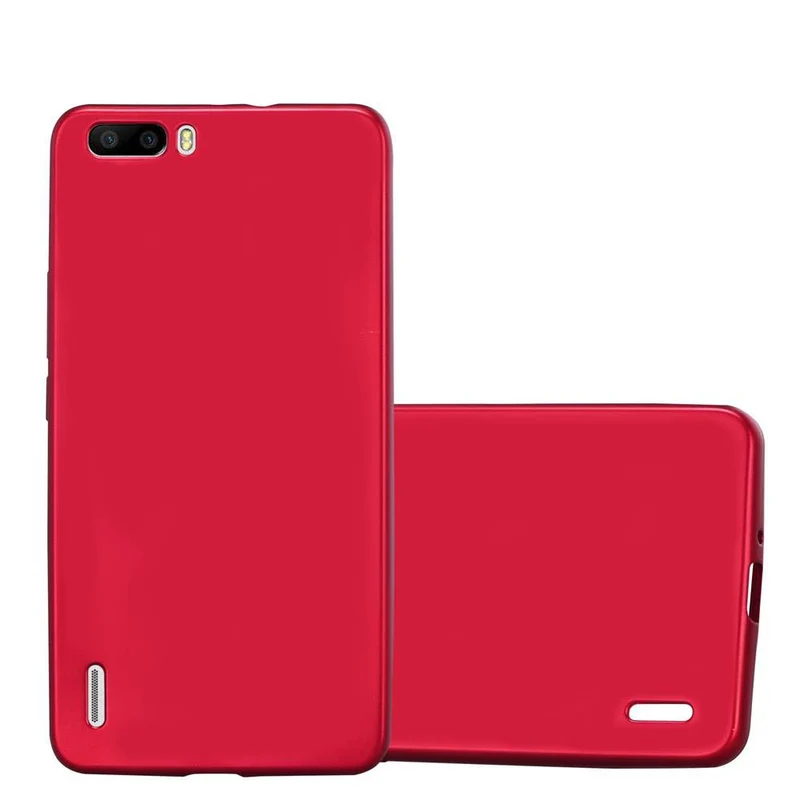 Cadorabo Hülle kompatibel mit Honor 6 PLUS Schutzhülle aus flexiblem TPU Silikon