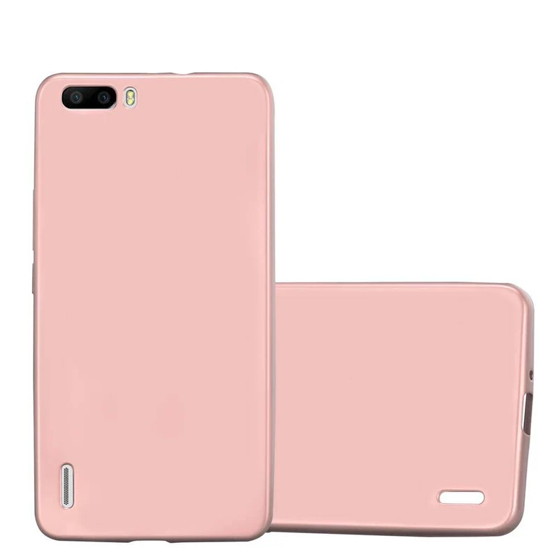 Cadorabo Hülle kompatibel mit Honor 6 PLUS Schutzhülle aus flexiblem TPU Silikon