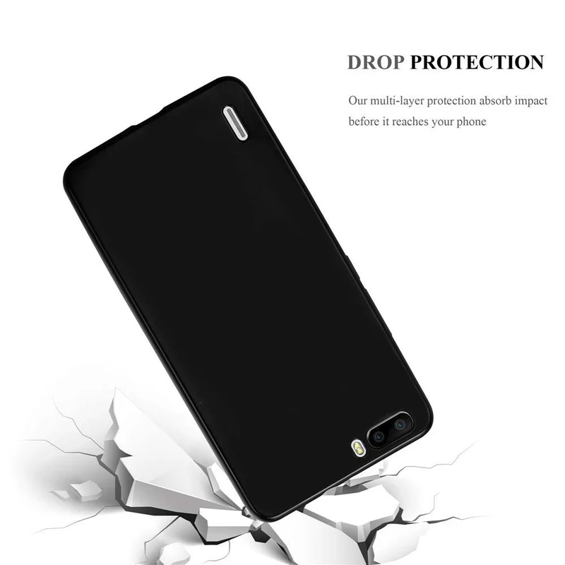 Cadorabo Hülle kompatibel mit Honor 6 PLUS Schutzhülle aus flexiblem TPU Silikon