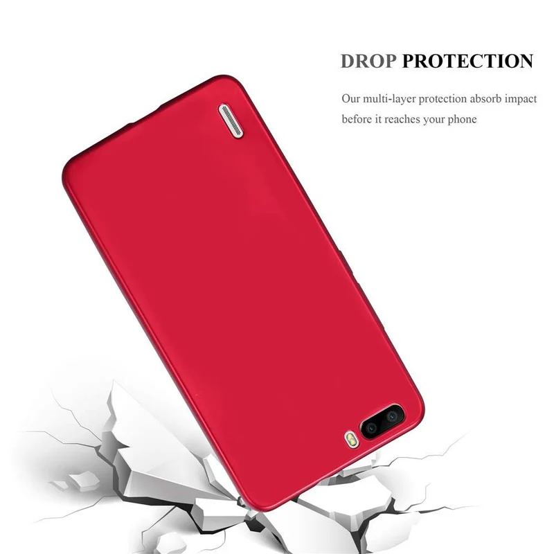 Cadorabo Hülle kompatibel mit Honor 6 PLUS Schutzhülle aus flexiblem TPU Silikon
