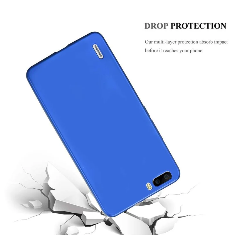 Cadorabo Hülle kompatibel mit Honor 6 PLUS Schutzhülle aus flexiblem TPU Silikon