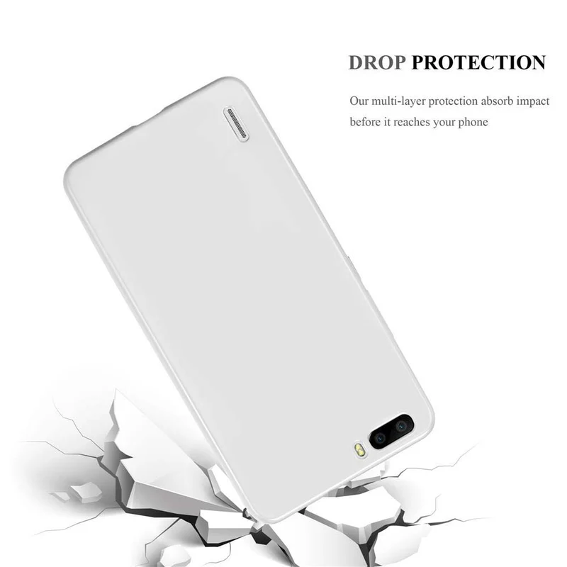 Cadorabo Hülle kompatibel mit Honor 6 PLUS Schutzhülle aus flexiblem TPU Silikon