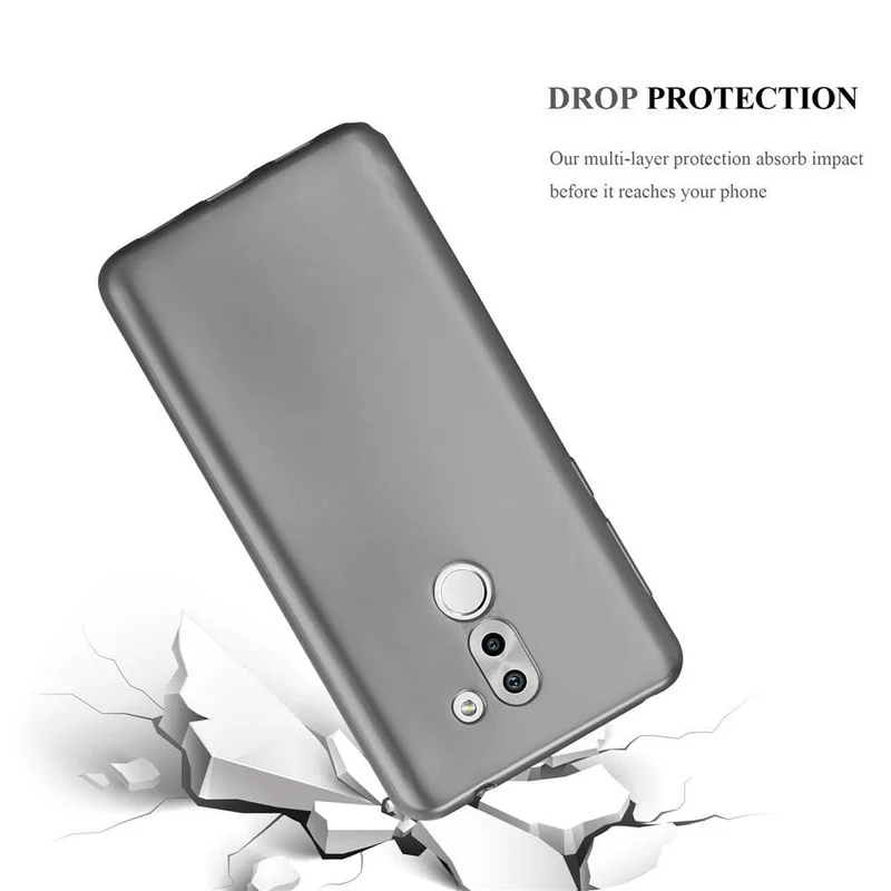 Cadorabo Hülle kompatibel mit Huawei MATE 9 LITE / GR5 2017 / Honor 6X Schutzhülle aus flexiblem TPU Silikon