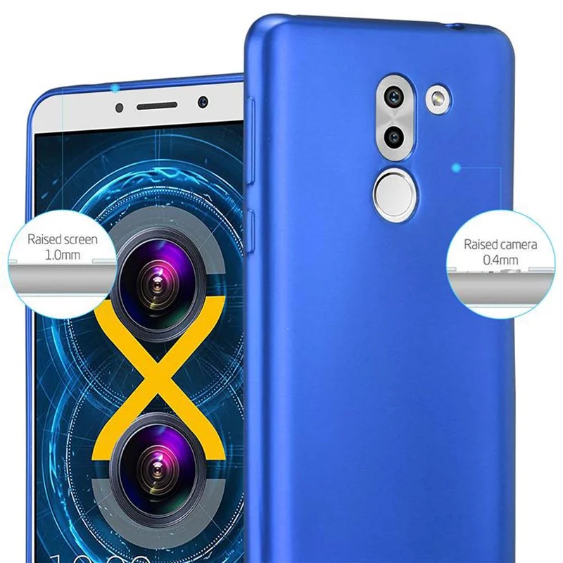 Cadorabo Hülle kompatibel mit Huawei MATE 9 LITE / GR5 2017 / Honor 6X Schutzhülle aus flexiblem TPU Silikon