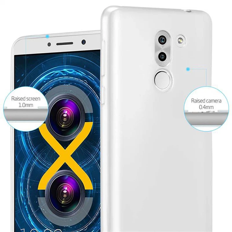 Cadorabo Hülle kompatibel mit Huawei MATE 9 LITE / GR5 2017 / Honor 6X Schutzhülle aus flexiblem TPU Silikon