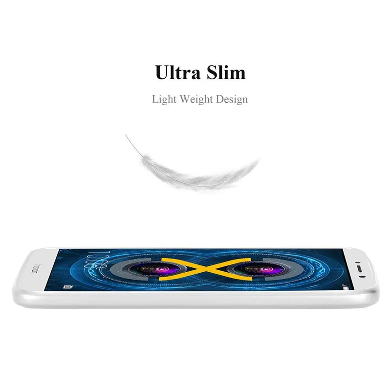 Cadorabo Hülle kompatibel mit Huawei MATE 9 LITE / GR5 2017 / Honor 6X Schutzhülle aus flexiblem TPU Silikon