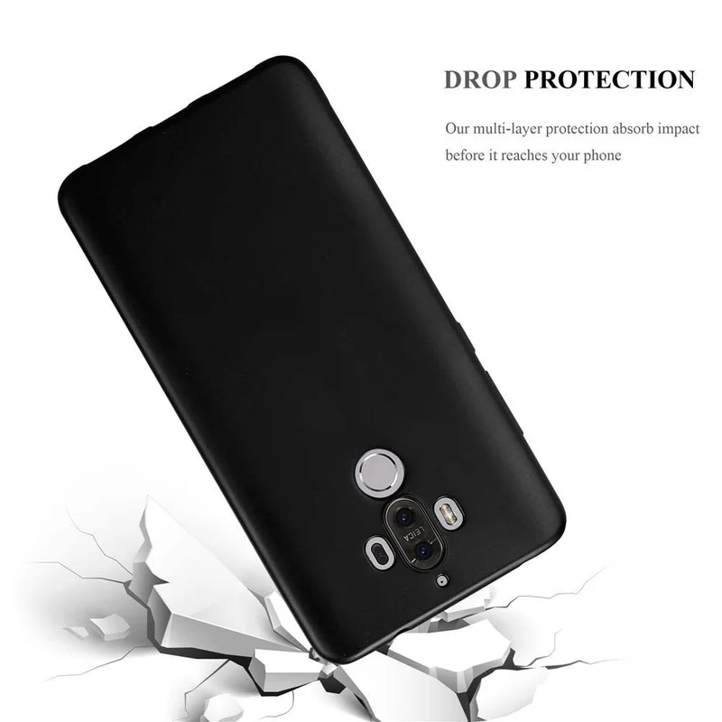 Cadorabo Hülle kompatibel mit Huawei MATE 9 Schutzhülle aus flexiblem TPU Silikon