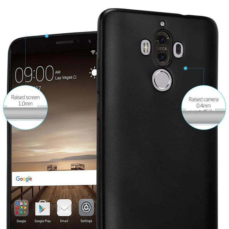 Cadorabo Hülle kompatibel mit Huawei MATE 9 Schutzhülle aus flexiblem TPU Silikon