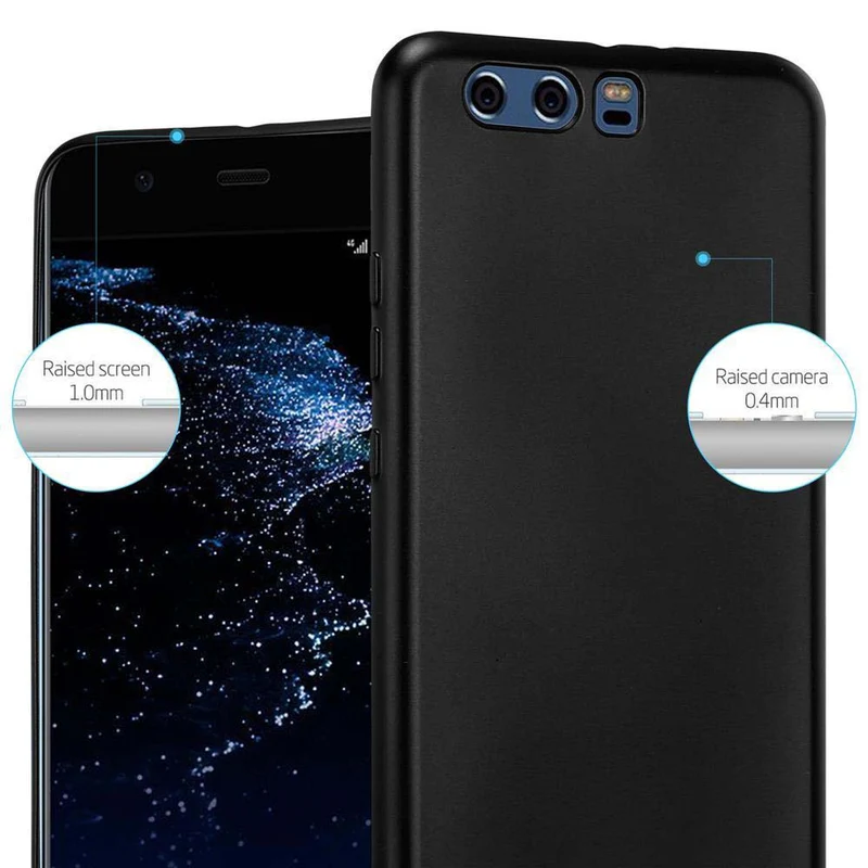 Cadorabo Hülle kompatibel mit Huawei P10 PLUS Schutzhülle aus flexiblem TPU Silikon