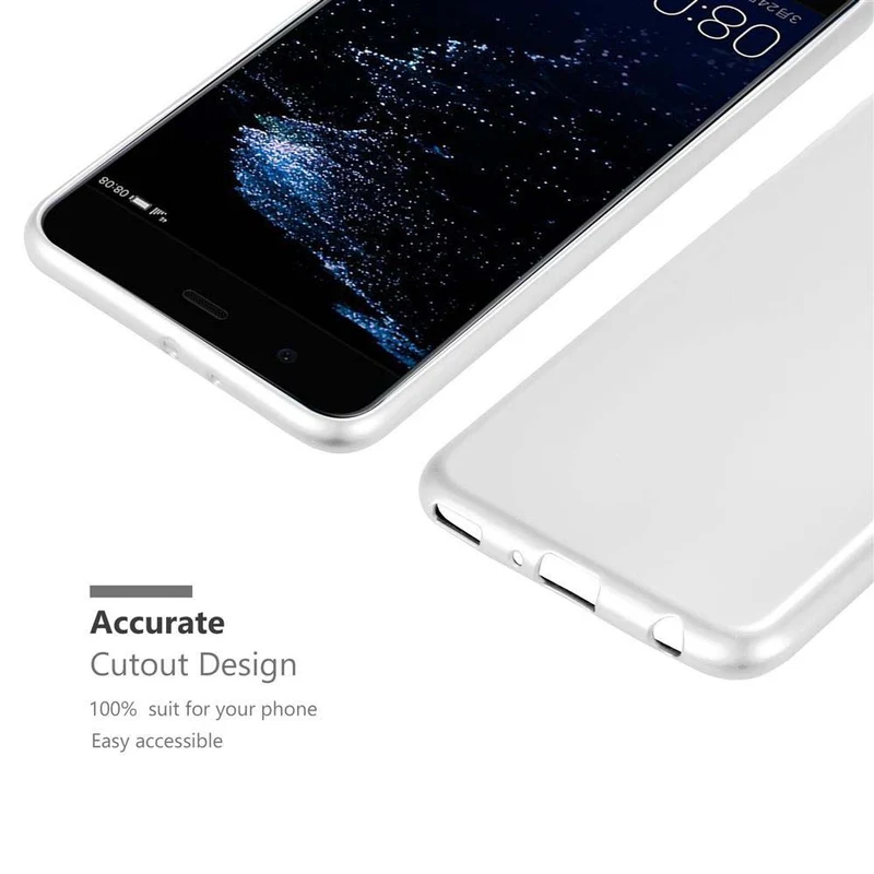 Cadorabo Hülle kompatibel mit Huawei P10 PLUS Schutzhülle aus flexiblem TPU Silikon