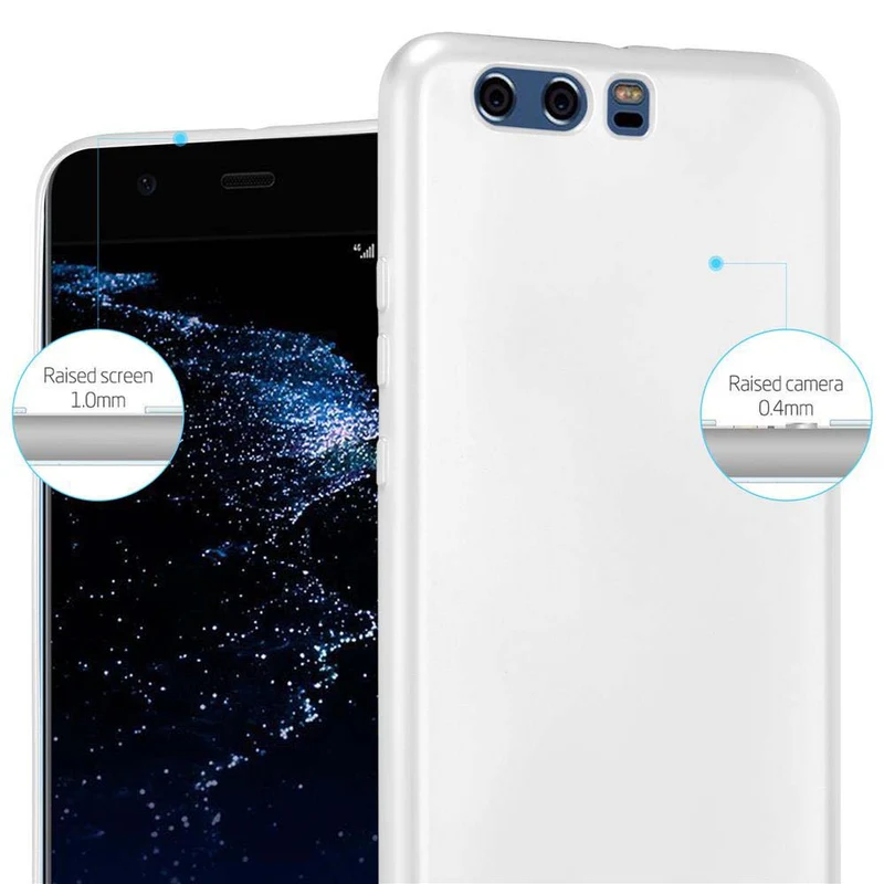 Cadorabo Hülle kompatibel mit Huawei P10 PLUS Schutzhülle aus flexiblem TPU Silikon
