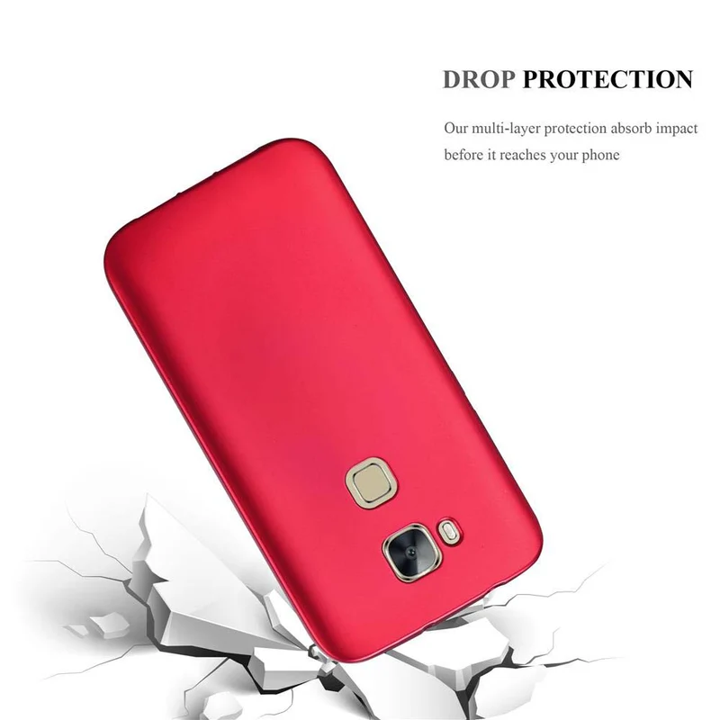 Cadorabo Hülle kompatibel mit Huawei ASCEND G7 PLUS / G8 / GX8 Schutzhülle aus flexiblem TPU Silikon