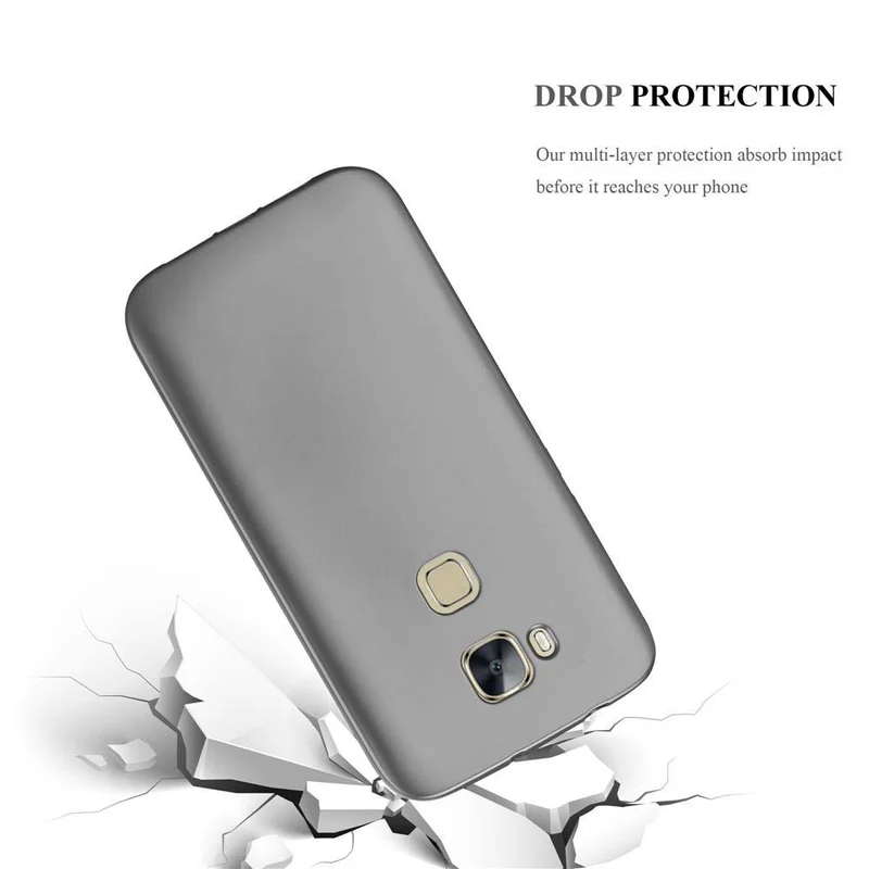 Cadorabo Hülle kompatibel mit Huawei ASCEND G7 PLUS / G8 / GX8 Schutzhülle aus flexiblem TPU Silikon