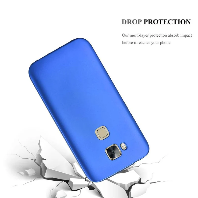 Cadorabo Hülle kompatibel mit Huawei ASCEND G7 PLUS / G8 / GX8 Schutzhülle aus flexiblem TPU Silikon