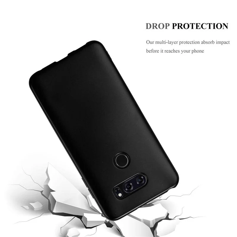 Cadorabo Hülle kompatibel mit LG V30 / V30+ / V30S / V30S+ Schutzhülle aus flexiblem TPU Silikon