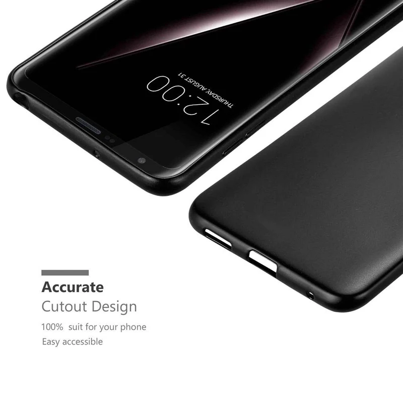 Cadorabo Hülle kompatibel mit LG V30 / V30+ / V30S / V30S+ Schutzhülle aus flexiblem TPU Silikon