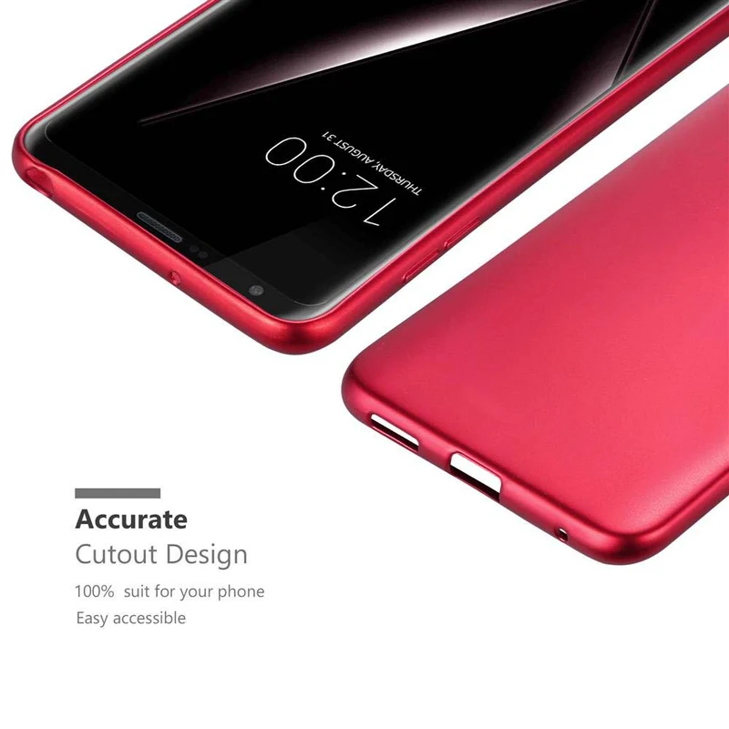 Cadorabo Hülle kompatibel mit LG V30 / V30+ / V30S / V30S+ Schutzhülle aus flexiblem TPU Silikon