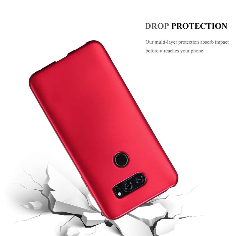 Cadorabo Hülle kompatibel mit LG V30 / V30+ / V30S / V30S+ Schutzhülle aus flexiblem TPU Silikon