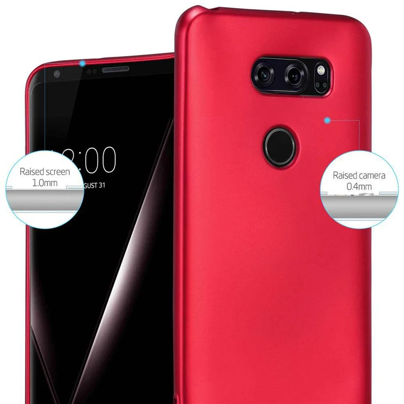 Cadorabo Hülle kompatibel mit LG V30 / V30+ / V30S / V30S+ Schutzhülle aus flexiblem TPU Silikon