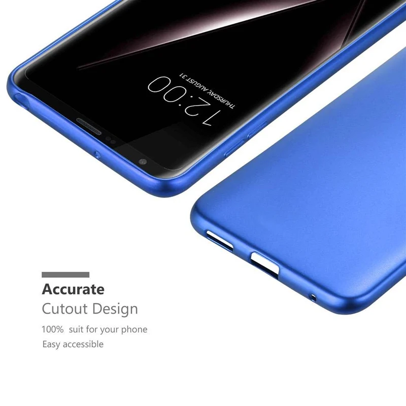Cadorabo Hülle kompatibel mit LG V30 / V30+ / V30S / V30S+ Schutzhülle aus flexiblem TPU Silikon