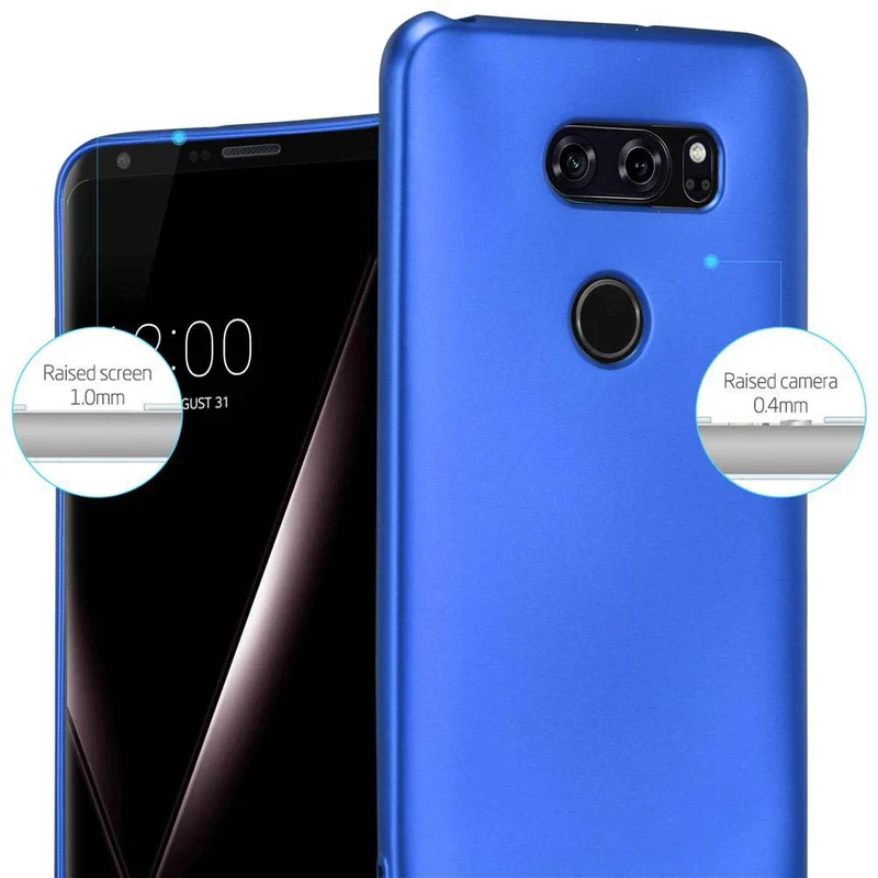 Cadorabo Hülle kompatibel mit LG V30 / V30+ / V30S / V30S+ Schutzhülle aus flexiblem TPU Silikon