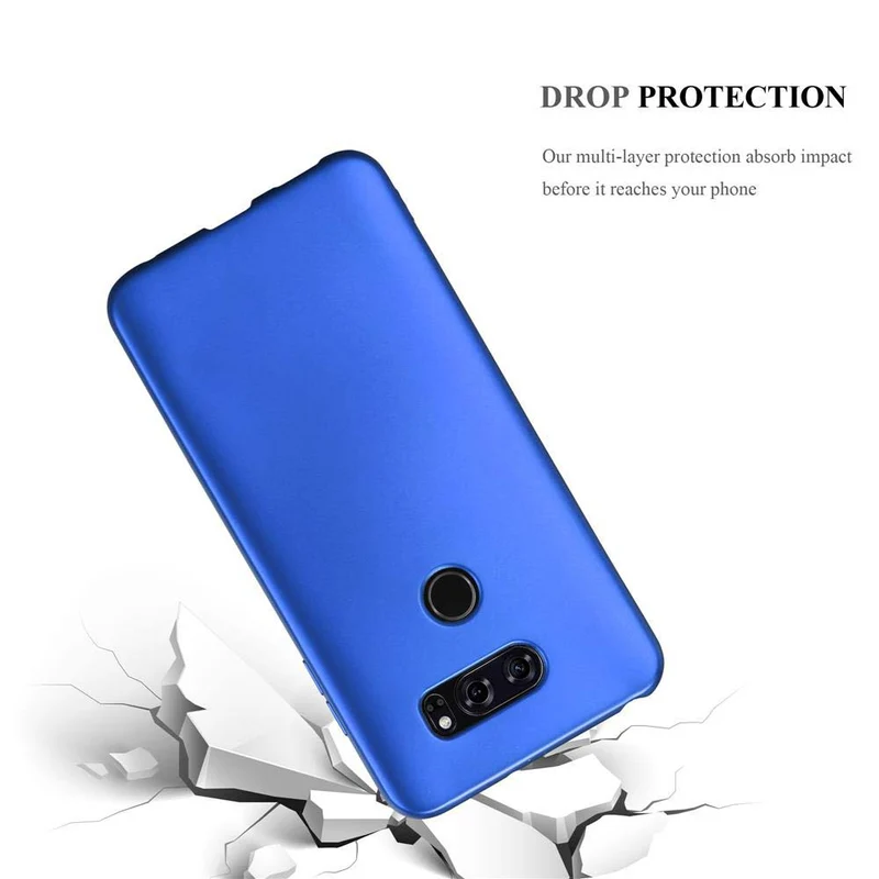 Cadorabo Hülle kompatibel mit LG V30 / V30+ / V30S / V30S+ Schutzhülle aus flexiblem TPU Silikon
