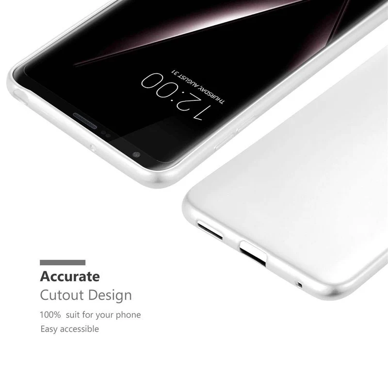 Cadorabo Hülle kompatibel mit LG V30 / V30+ / V30S / V30S+ Schutzhülle aus flexiblem TPU Silikon