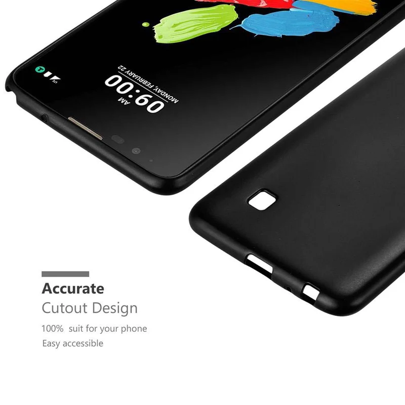 Cadorabo Hülle kompatibel mit LG STYLUS 2 Schutzhülle aus flexiblem TPU Silikon