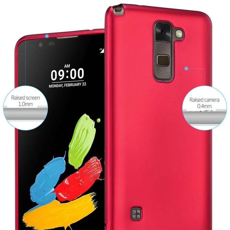 Cadorabo Hülle kompatibel mit LG STYLUS 2 Schutzhülle aus flexiblem TPU Silikon