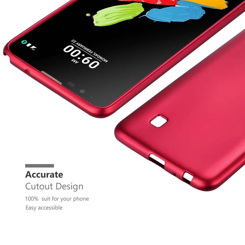 Cadorabo Hülle kompatibel mit LG STYLUS 2 Schutzhülle aus flexiblem TPU Silikon