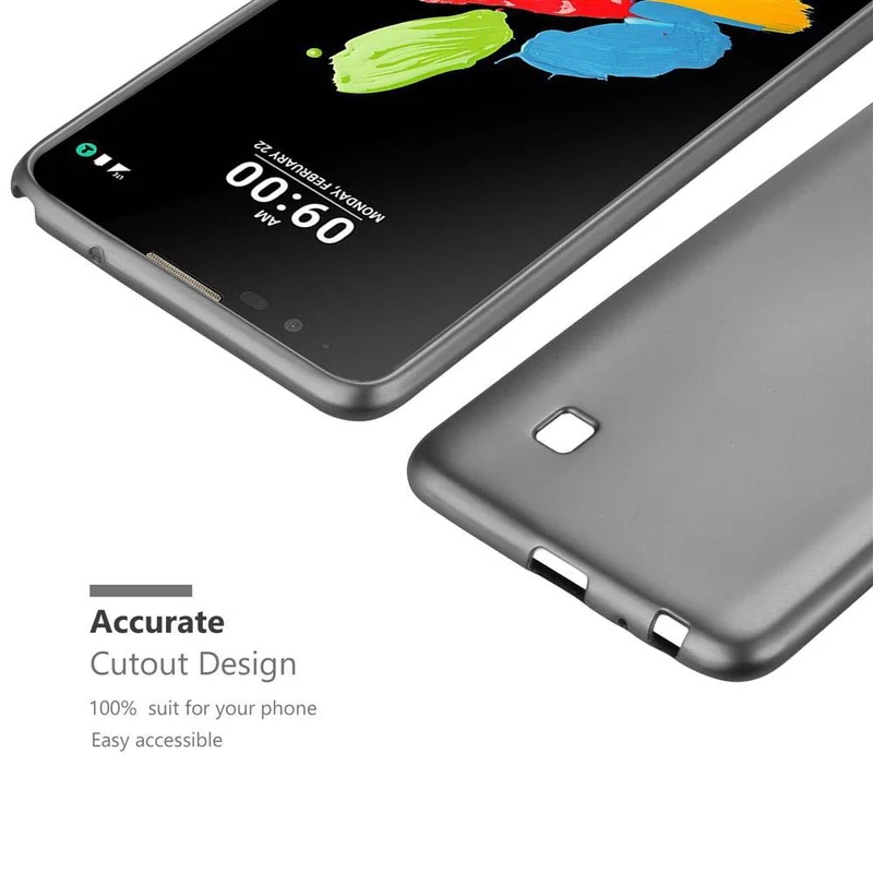 Cadorabo Hülle kompatibel mit LG STYLUS 2 Schutzhülle aus flexiblem TPU Silikon