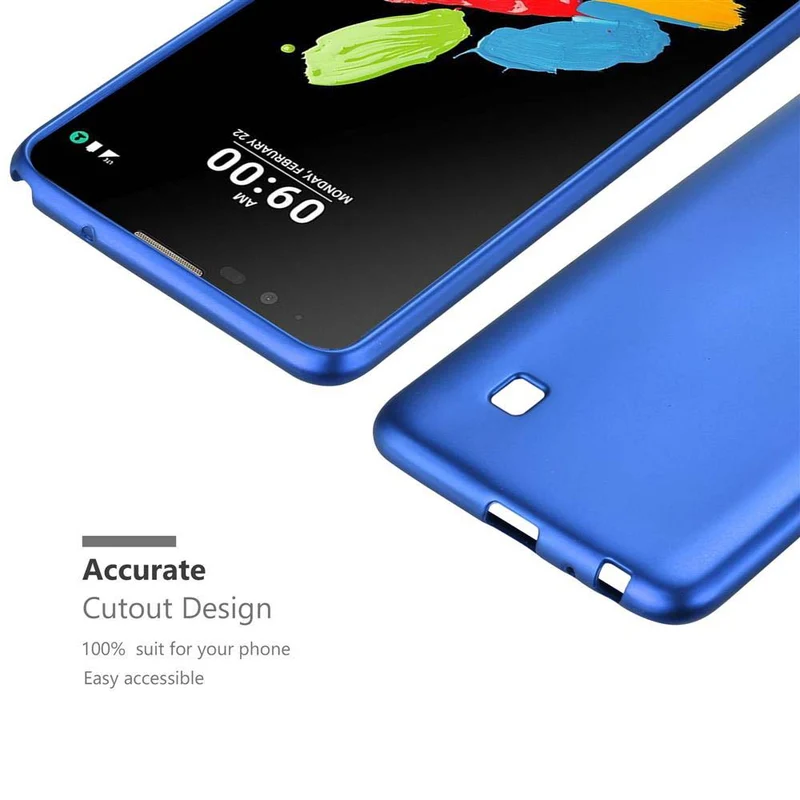 Cadorabo Hülle kompatibel mit LG STYLUS 2 Schutzhülle aus flexiblem TPU Silikon